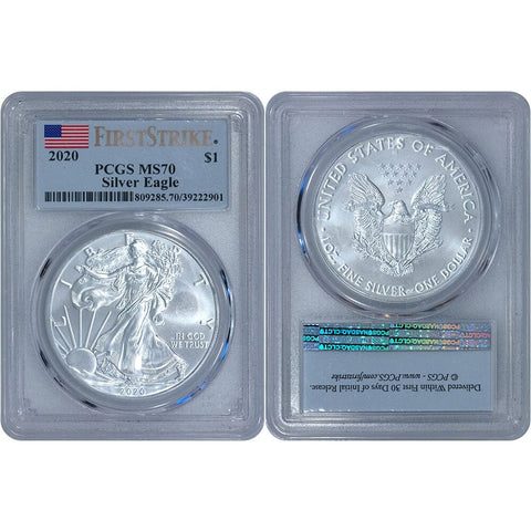 2020 American Silver Eagle - PCGS 70 FirstStrike