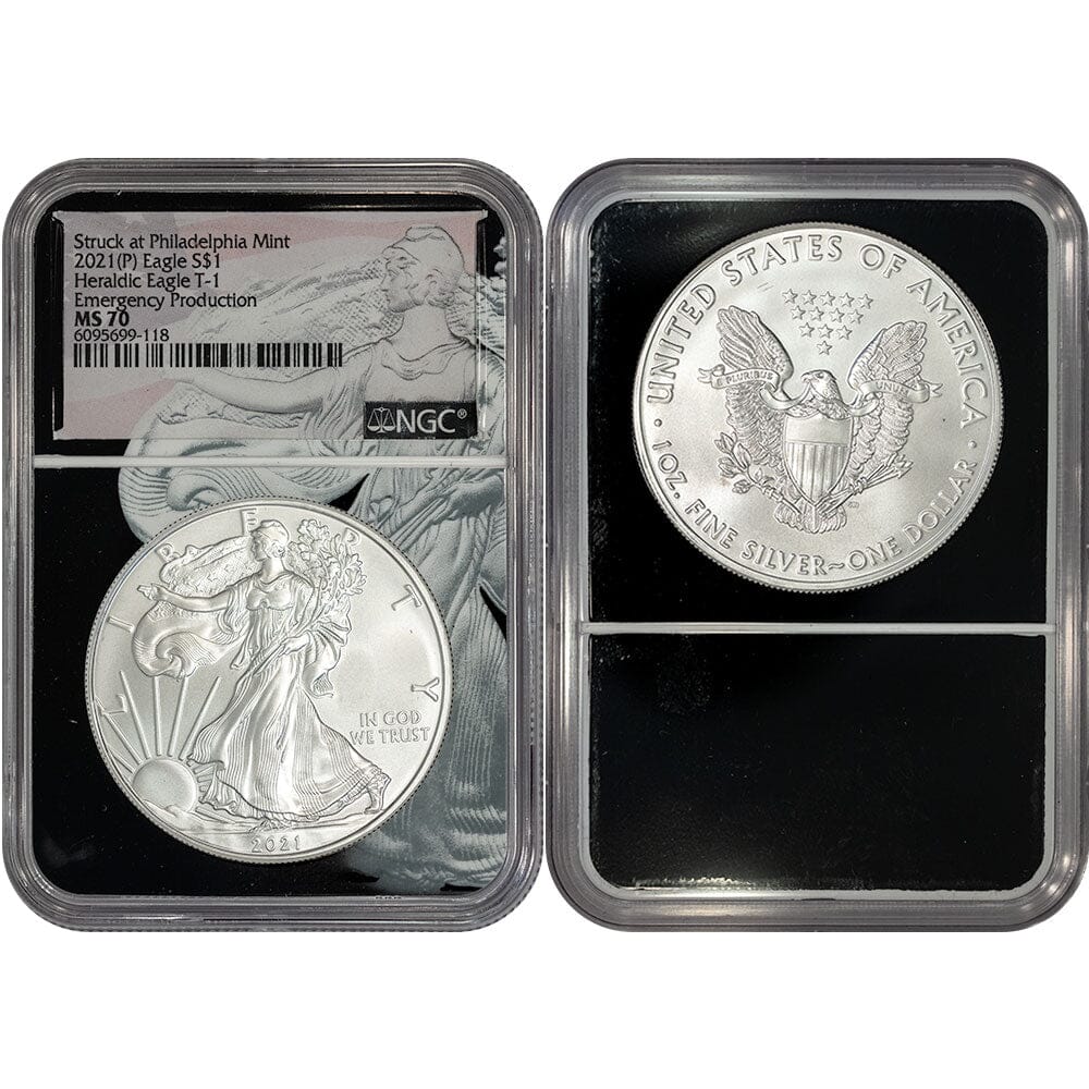 2021(P) Type-1 Emergency Production American Silver Eagles