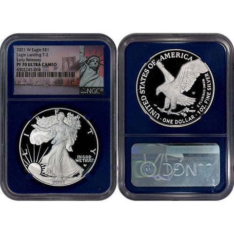 2021-W Type-2 Proof American Silver Eagle - NGC PF 70 UCAM