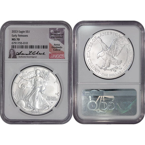 2023 American Silver Eagle - NGC MS 70 Cabral