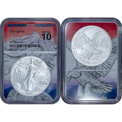 2023 American Silver Eagle - NGCX MS 10 (MS 70)