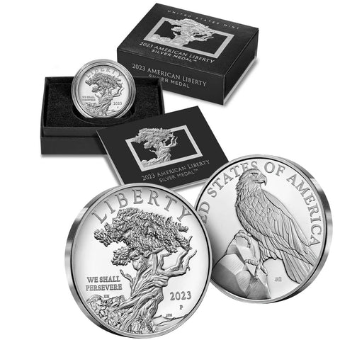 2023-P U.S. Mint Medal 1oz Silver, American Liberty - Gem Proof in OGP w/ COA