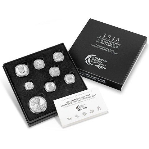 2023 US Mint Limited Edition Silver Proof Set - New In Original Box with COA