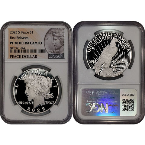 2023-S Peace .999 Silver Dollar - NGC PF 70 UCAM
