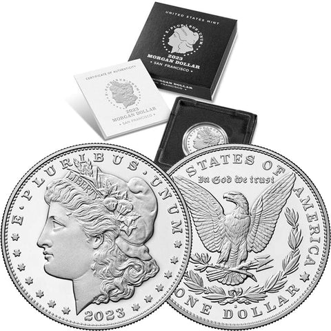 2023-S Proof Morgan .999 Silver Dollars - Gem Proof in OGP w/COA (In Hand, Ready to Ship)