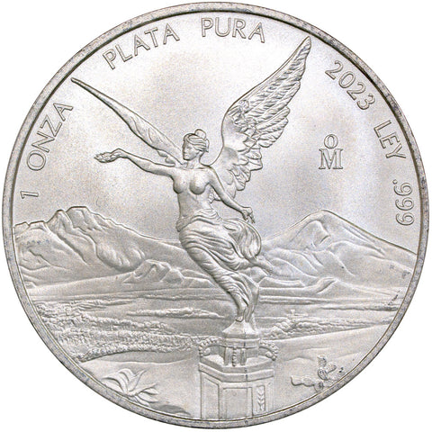 2023 Mexico 1 Onza "Libertad" 1 oz Silver Coin - Gem Brilliant Uncirculated