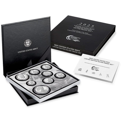 2025 US Mint Limited Edition Silver Proof Set - New In Original Box with COA