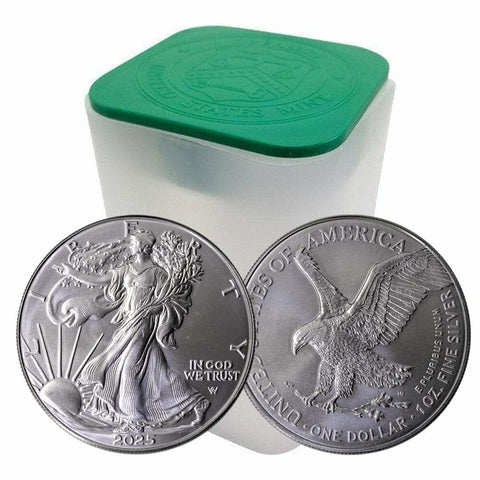 2025 American Silver Eagle Roll - Crisp Original BU ($5 over)