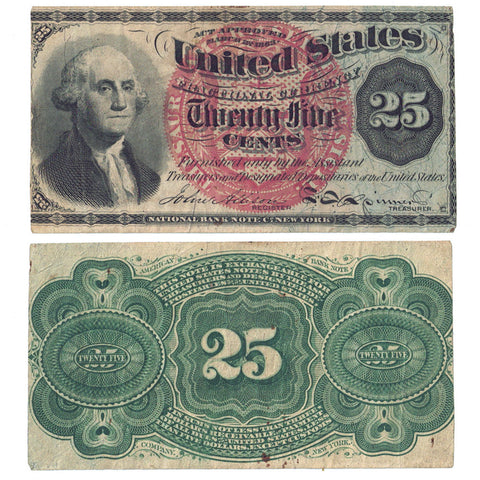(1869-1875) 4th Issue 25¢ Fractional Fr. 1303 - About Uncirculated