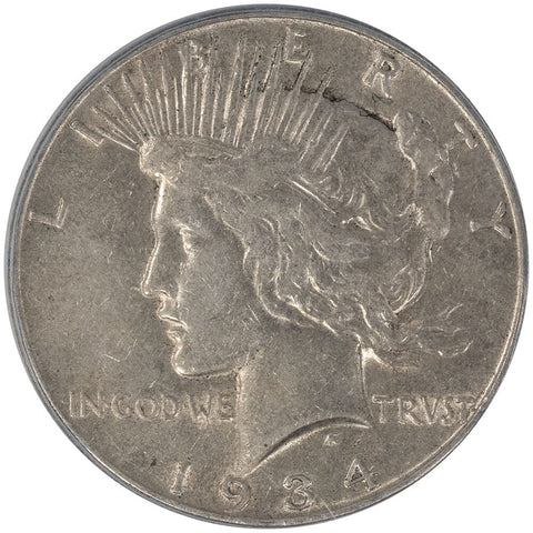 1934-S Peace Dollar - PCGS XF 40