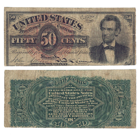 (1869-1875) 4th Issue 50 Cent Fractional - Fr. 1374 - Fine