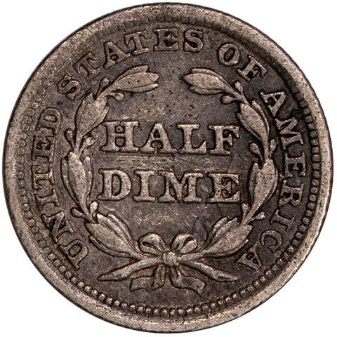 1853 Arrows Seated Half Dime - Fine