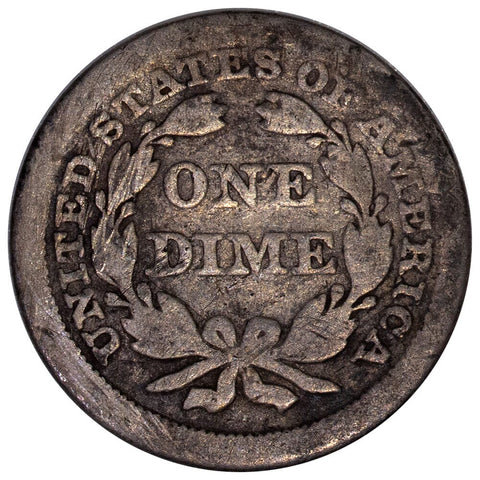 1853 Arrows Seated Dime - Good