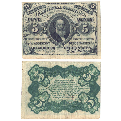 (1864-1869) 3rd Issue 5¢ Fractional Fr. 1238 - Very Fine