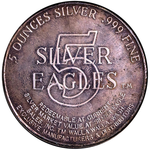 1969 W.H. Foster "Silver Eagle's Nest" .999 Silver Bar Set (19.25ozt)