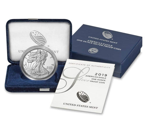 2019-W Proof American Silver Eagle - Gem Proof in OGP w/ COA