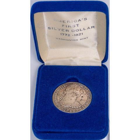 1783-FF Mexico Silver 8 Reales - Very Good Details - Chopmarked/Polished