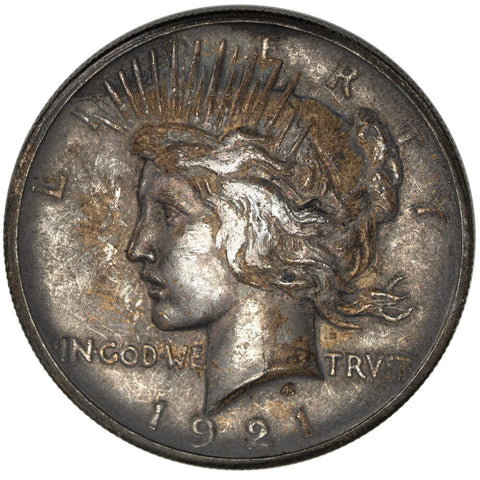 1921 Peace Dollar High Relief - About Uncirculated
