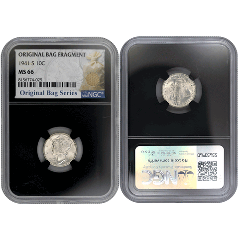 1941-S Mercury Dime - NGC MS 66