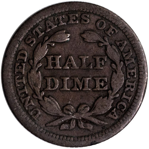 1841 Seated Liberty Half Dime - Very Good