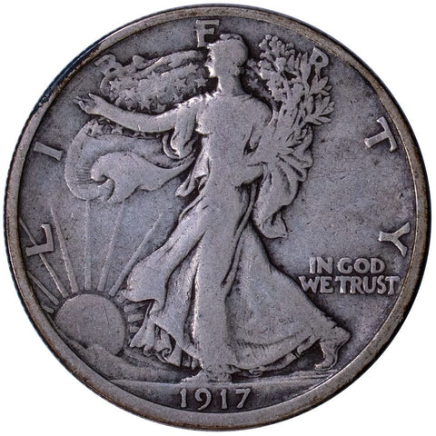 1917 Walking Liberty Half Dollar - Very Good