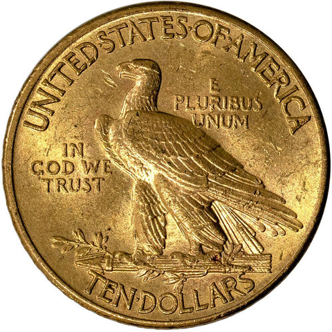 1915 $10 Indian Gold Eagle Coin - About Uncirculated
