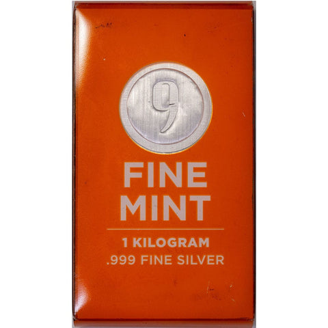 9Fine Mint Kilogram (32.15 toz) .999 Fine Silver Bars - Priced @ Spot