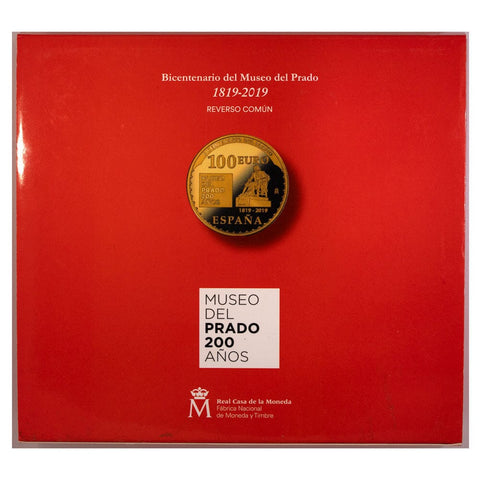 2019 Spain .999 Gold Prado Museum Bicentennial 3-Coin Proof Set - Gem Proof in OGP w/ CoA