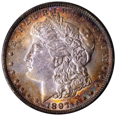 1897 Morgan Dollar- Choice Toned Uncirculated