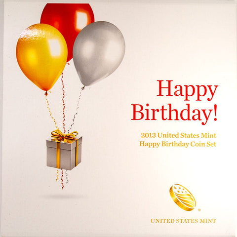 2013 "Happy Birthday" Mint Proof Set - Gem Proof in OGP