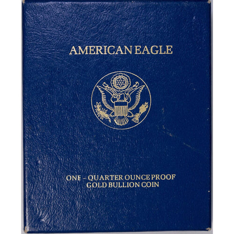 1988-P Proof $10 Quarter 1/4 Ounce Gold Eagle - Gem Proof in OGP w/ COA