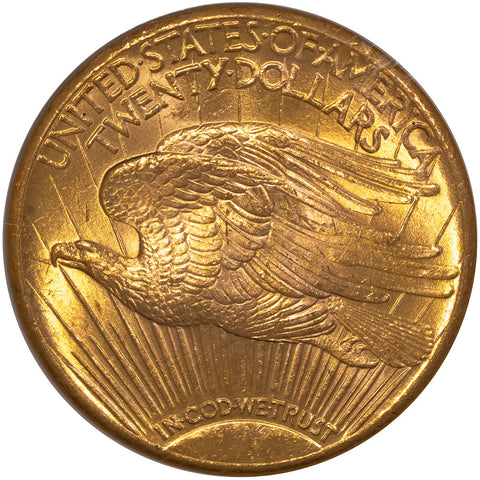 1927 $20 Saint Gauden's Double Eagle - Brilliant Uncirculated - In Hard Lucite Holder