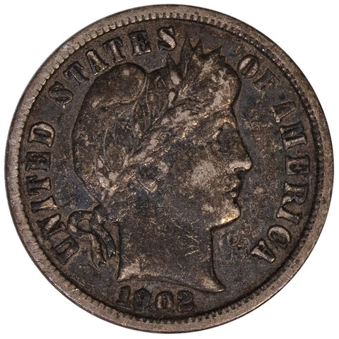 1902 Barber Dime - Extremely Fine