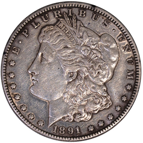 1891-CC Morgan Dollar - Extremely Fine Details (Cleaned) - Carson City
