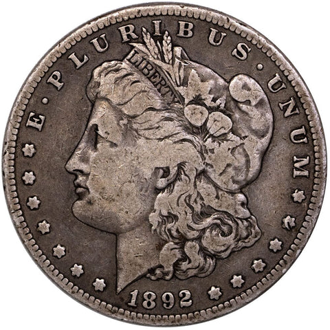 1892-S Morgan Dollar - Fine - Tougher Date