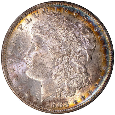 1883-O Morgan Dollar - Toned Uncirculated