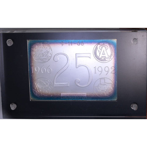 Nolan Ryan "Enviromint" 3oz .999 Fine Silver Bar - In Box W/ CoA