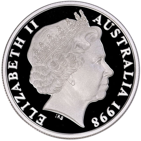 1998 Australia "Hairy-Nosed Wombat" Endangered Species $10 Sterling Silver Proof Coin - Gem Proof in OGP w/ CoA