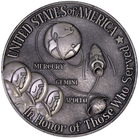Apollo 11 Morgan's Company 3oz .999 Silver Medal - In Original Box