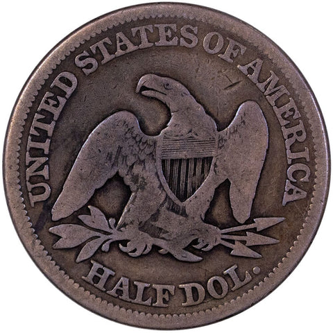 1857 Seated Liberty Half Dollar - Good