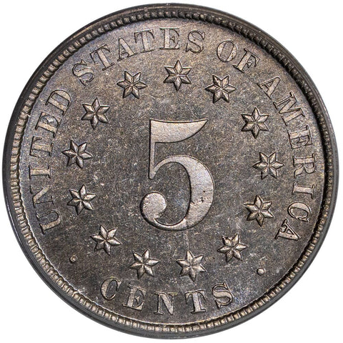 1882 Proof Shield Nickel - PCGS PR 66 CAC - Gem Proof