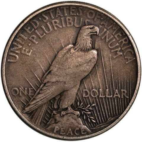 1921 High Relief Peace Dollar - Very Fine