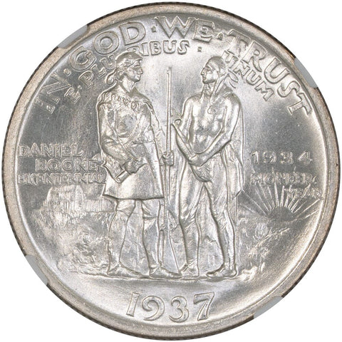 1937 Daniel Boone Silver Commemorative Half Dollar - NGC MS 67 - Gem Brilliant Uncirculated