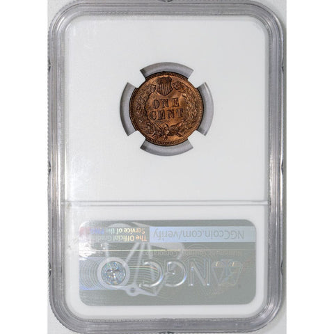 1907 Indian Head Cent - NGC MS 65 BN - Gem Uncirculated