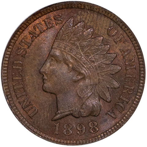 1898 Indian Head Cent - NGC MS 65 BN - Gem Uncirculated