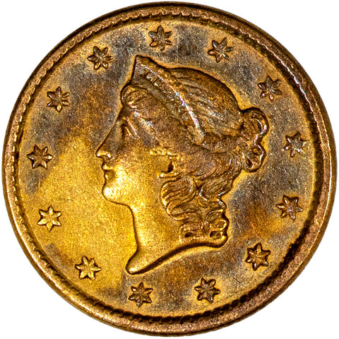 1850 Type-1 Gold Dollar - Extremely Fine