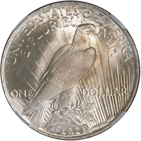 1922 Peace Dollar - NGC MS 63 - Choice Brilliant Uncirculated