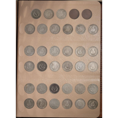 1883 - 1912 Liberty Head Nickel 33-Coin Set - AG to AU in Dansco Album
