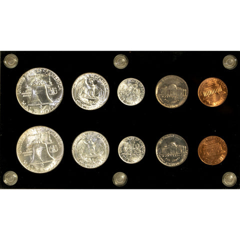1962 P & D U.S. Mint Set - Gem Uncirculated in Capital Plastic