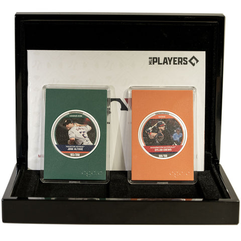 2025 Agoro MLB Collector Box Trading Coins - 2x 1 oz Silver Coins Niue Mint